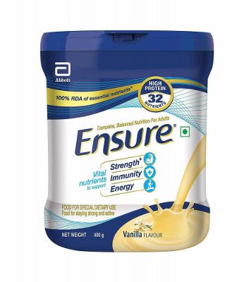 Abbott Ensure Balanced Adult Nutrition Health Drink - 400gm Vanilla